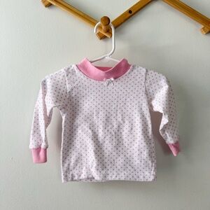 Vintage Buster Brown long sleeve polka dot shirt 6-9m